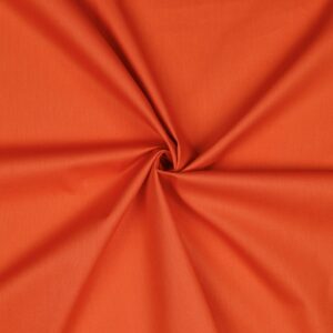 Katoen poplin rood/oranje
