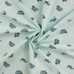 Tricot surfbus lichtblauw