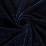 Fluweel stretch navy
