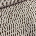 Tricot zalm/cognac gestreept