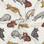 Tricot grote katten melange