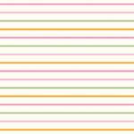 Katoen poplin gekleurde strepen horizontaal