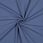 Coupon 80cm Gewassen katoen jeansblauw