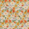 Coupon 120cm Linnen viscose crêpe bloemen schaduwblauw - Afbeelding 2