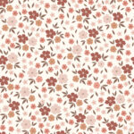 Tricot herfstbloemen roest
