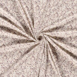 Tricot bloemetjes dusty paars