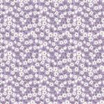 Tricot bloemetjes lila