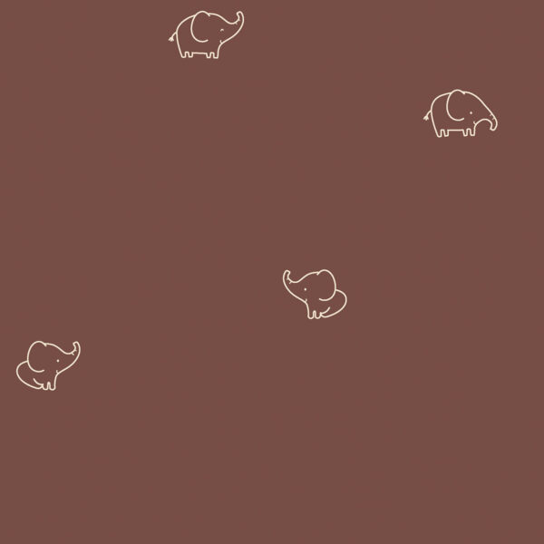 Tricot kleine olifant bruin