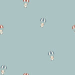 Tricot parachuteberen ijsblauw