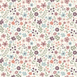 Tricot wilde bloemen pastel