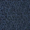 Jeans blauw panterprint chenille (stofvouw verkleurd) - Afbeelding 2