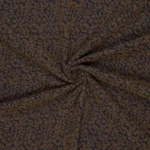 Jeans donkerblauw panterprint chenille bruin