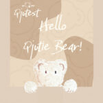 Katoen poplin paneel knisperboekje – Qjutie & the Qjutest