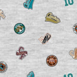 Coupon 33cm Jogging football grijs melange – Qjutie & the Qjutest