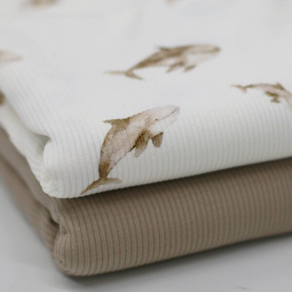 Ribtricot orka beige