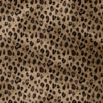 Hydrofiel panterprint beige