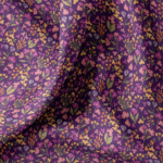 Katoen poplin bloemen Bibury violet