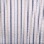Seersucker verticale streep blauw