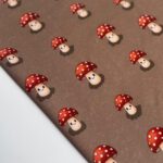 French terry paddenstoelen – Goedkopestoffen.com