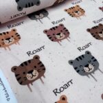 French terry tijgers roarr – Goedkopestoffen.com