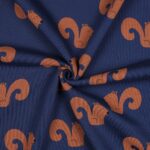 Coupon 77cm Jogging eekhoorns donkerblauw