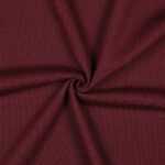 Coupon 75cm French terry brushed lurex bordeaux