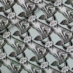 French terry – Renard nouveau – Babyblauw – See you at Six