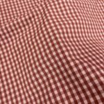 Seersucker ruit tea rose