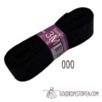 Biaisband katoen zwart 3m – 000