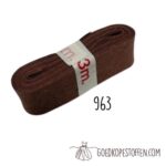 Biaisband katoen roodbruin 3m – 963