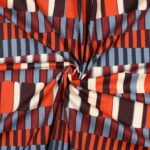 Katoen viscose strepen multi jeans