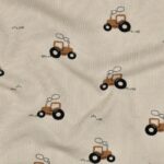 Organische tricot tractors naturel