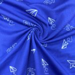 French terry papieren vliegtuigjes – Goedkopestoffen.com