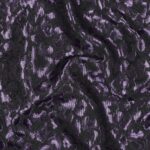 Jacquard panterprint paars