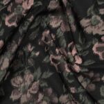 Jacquard bloemen vintage roze