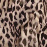 Viscose rosella stretch panterprint kaki