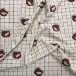 Tricot coconut geel – Goedkopestoffen.com
