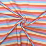Tricot strepen 12mm gekleurd pastel – Goedkopestoffen.com