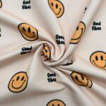 French terry good vibes – Goedkopestoffen.com