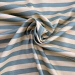 Tricot strepen 12mm groen/botergeel – Goedkopestoffen.com